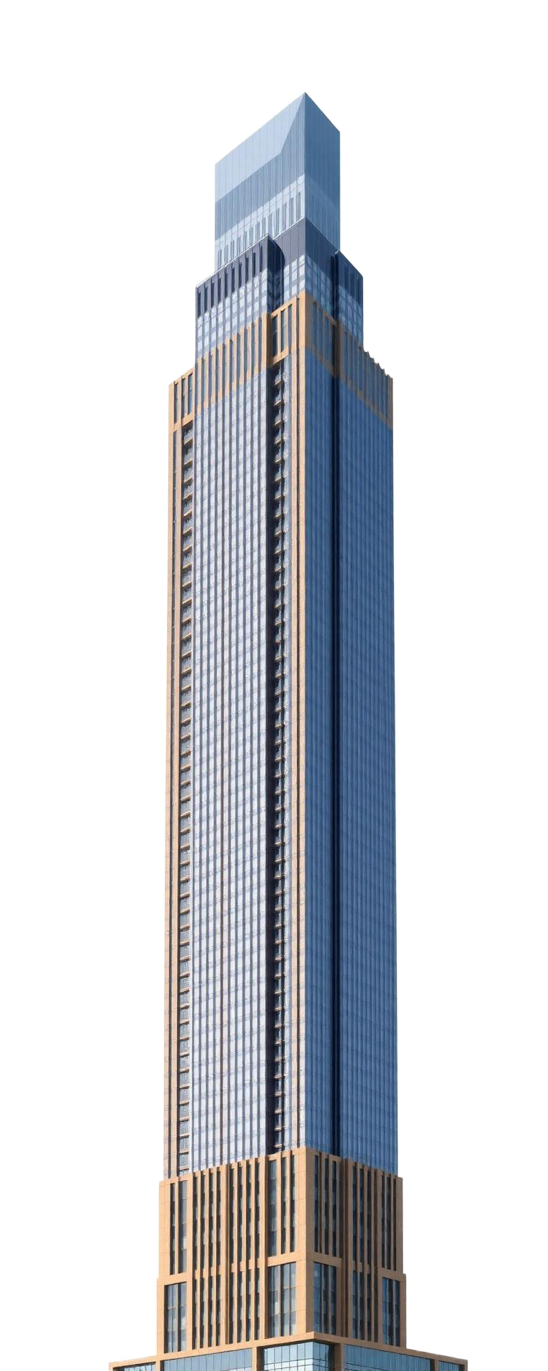 Architectural elevation of Aurea Sky Tower